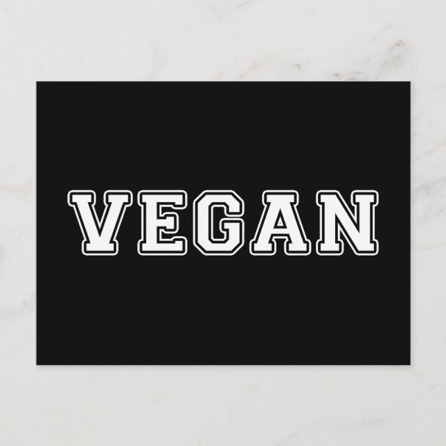 Cartão Postal Vegan (Frente)