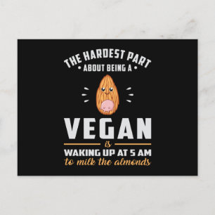Cartão Postal Vegan Vegetarian Vegism Veggie Vegetables Gift