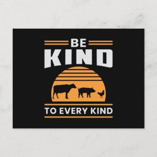 Cartão Postal Veganismo Vegan Veggie Animal Rights Engraçado Pre