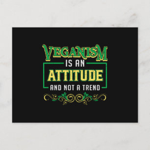 Cartão Postal Veganismo Vegetais Vegetais Vegan Ideia de Present