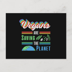 Cartão Postal Veganismo Vegetais Veggie Animais Vegan Ideia