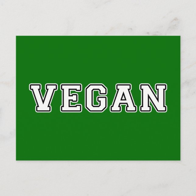Cartão Postal Vegano (Frente)