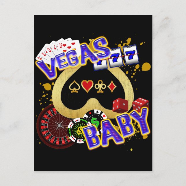 CARTÃO POSTAL VEGAS BABY (Frente)