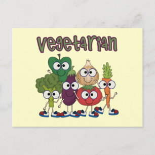 Cartão Postal Vegetariana