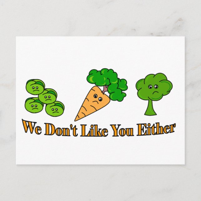Cartão Postal Veggies (Frente)