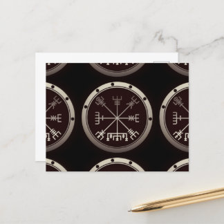 Cartão Postal Vegvisir Compass