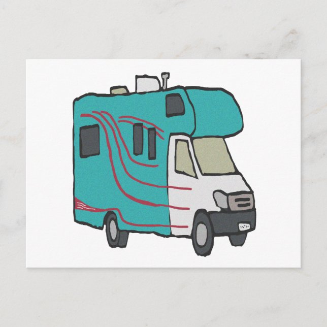 Cartão Postal Veículo Recreativo RV (Frente)