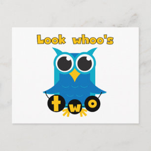 Cartão Postal Veja quem são os dois Camisetas de aniversário e p