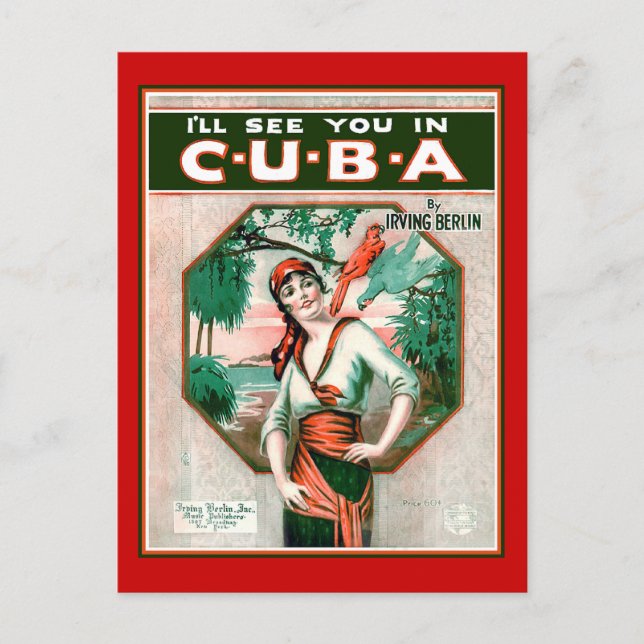 Cartão Postal Vejo Você Em Cuba (Frente)