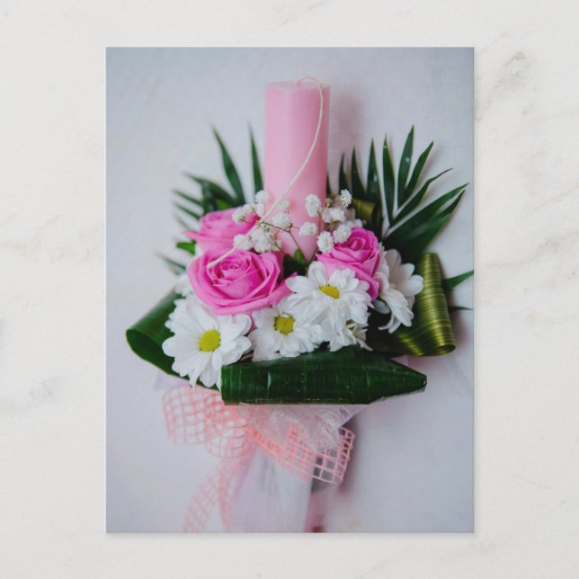 Cartão Postal Vela batismo (Frente)