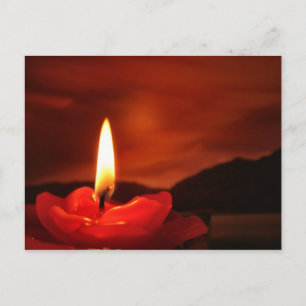 Cartão Postal Vela flutuante