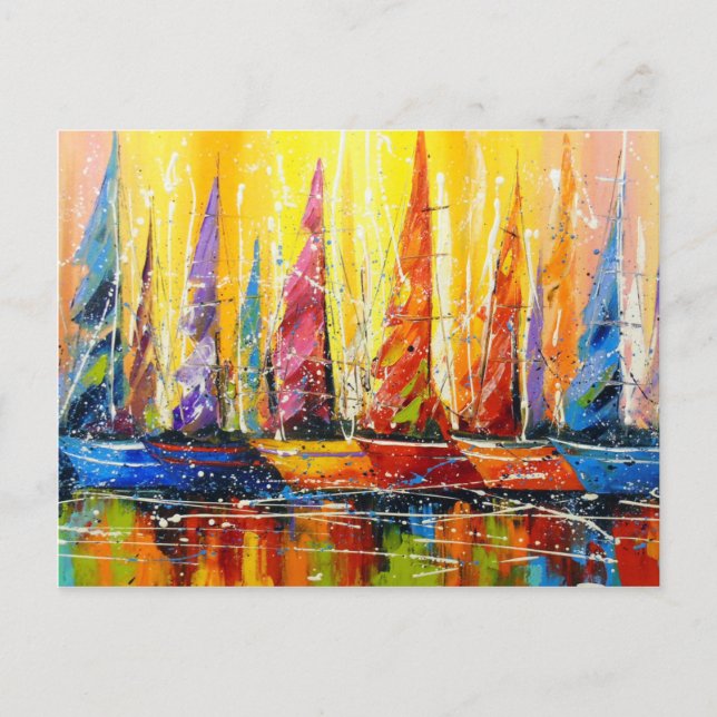 Cartão Postal Velas brilhantes (Frente)