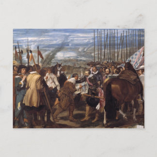 Cartão Postal Velázquez- Surrenderof Breda