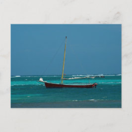 Cartão Postal veleiro em Belize