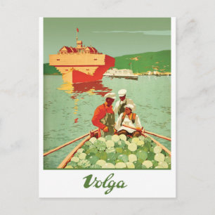 Cartão Postal Velejando o Volga