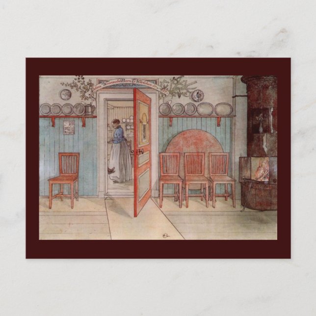 Cartão Postal Velha Anna (na Cozinha) (Frente)