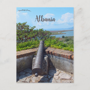 Cartão Postal Velha Bomba na Fortaleza de Butrint na Albânia