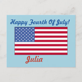 CARTÃO POSTAL VELHA GLÓRIA FELIZ 4 DE JULHO