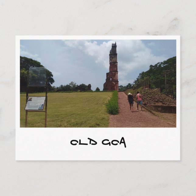 Cartão Postal Velha Goa (Índia) (Frente)