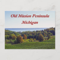 CARTÃO POSTAL "VELHA MISSÃO PENINSULA, MICHIGAN"
