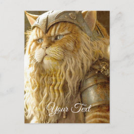 Cartão Postal Velha Viking De Gato.