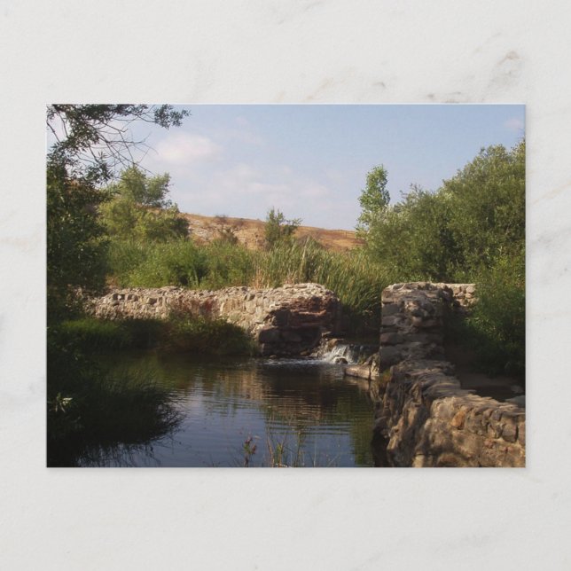 Cartão Postal Velho baile de missão, (Frente)