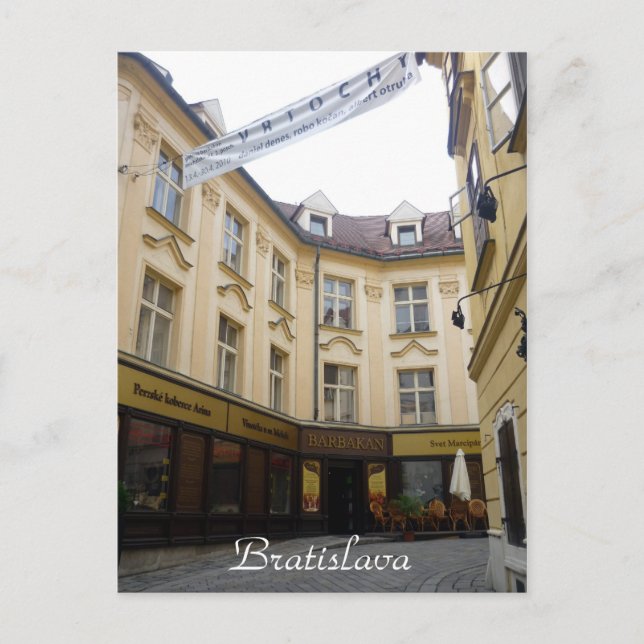 Cartão Postal velho bratislava (Frente)