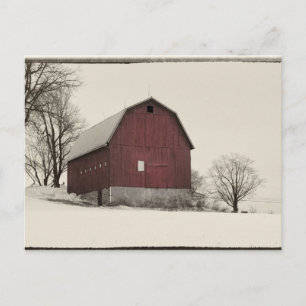 Cartão Postal velho celeiro