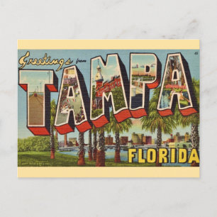 Cartão Postal Velho cumprimento da Flórida em Tampa
