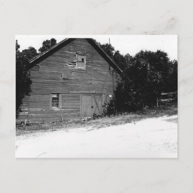 Cartão Postal velho galpão (Frente)
