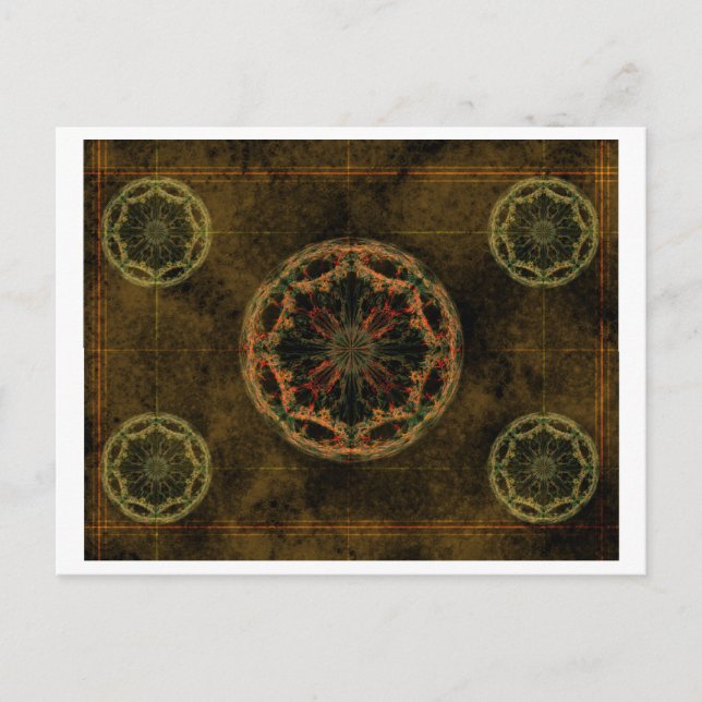 Cartão Postal Velho Mundo (Frente)