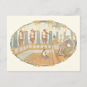 Cartão Postal Velho Rei Cole por H. Willebeek Le Mair