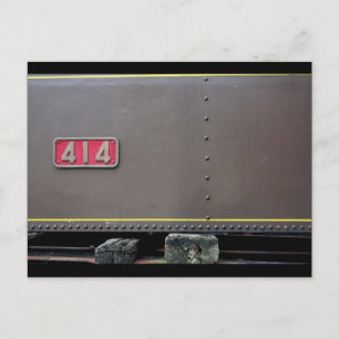 Cartão Postal Velho trem Mastrou. Estou pronto para manutenção.