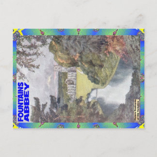 CARTÃO POSTAL VELHO YORKSHIRE - FUNCIONA ABBEY