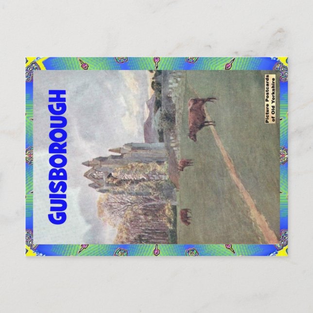 CARTÃO POSTAL VELHO YORKSHIRE - GUISBOROUGH (Frente)
