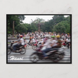 Cartão Postal velocidade de tráfego de Hanói