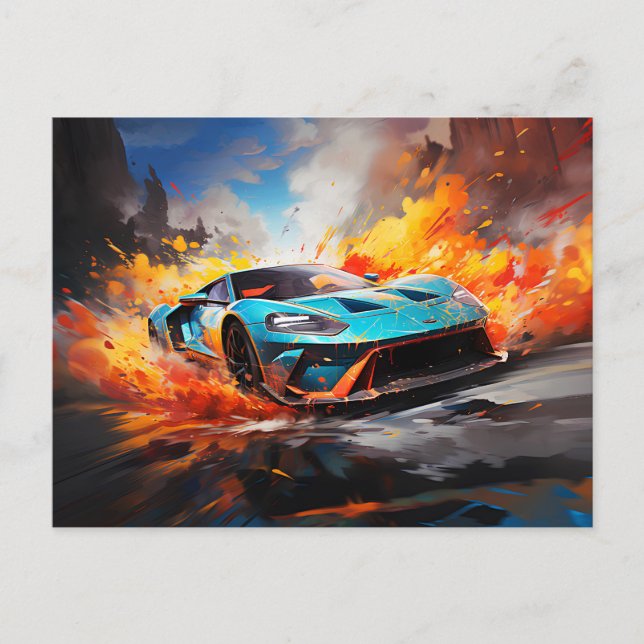 Cartão Postal Velocidade do futuro (Frente)