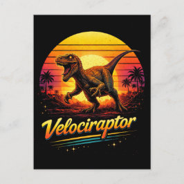 Cartão Postal Velociraptor