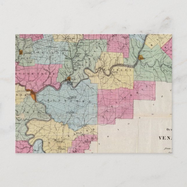 Cartão Postal Venango Co, Pa (Frente)
