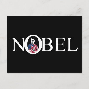 Cartão Postal Vencedor do Prêmio Nobel -- Barack Obama