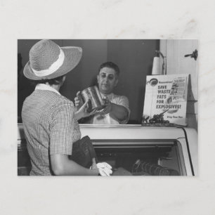 Cartão Postal Venda seu Gordo - Vintage