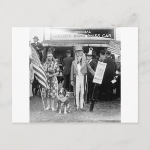 Cartão Postal Vendas com rotação de estrelas: 1918