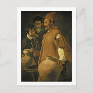 Cartão Postal Vendedor de Água de Sevilha, c.1620 (óleo na canva