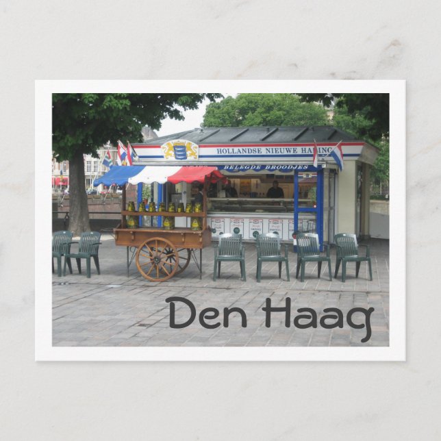 Cartão Postal Vendedor de arenque (Frente)