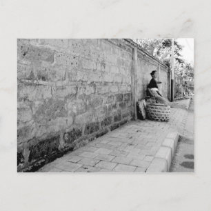 Cartão Postal Vendedor de rua