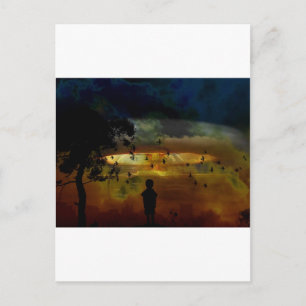 Cartão Postal Vendo o inferno