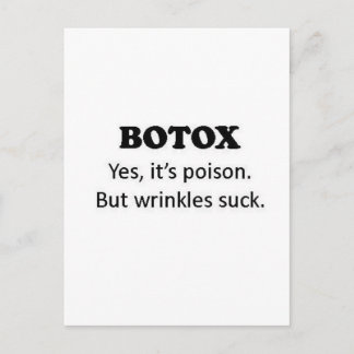 Cartão Postal Veneno de Botox