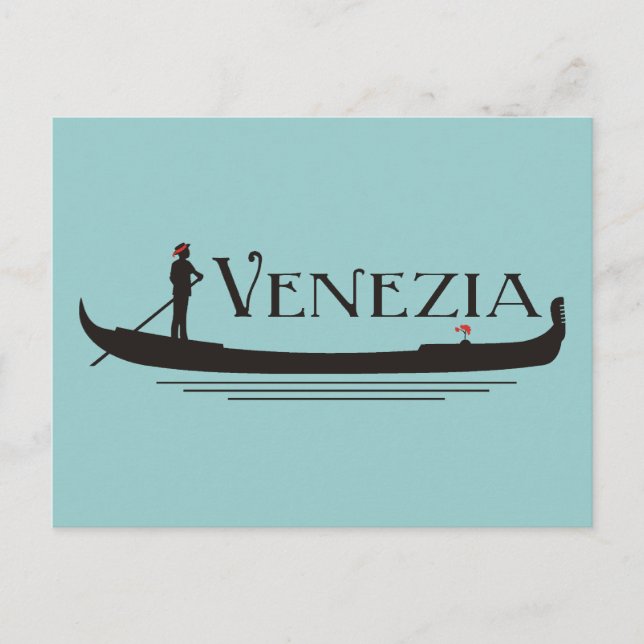 Cartão Postal Veneza (Frente)