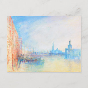 Cartão Postal Veneza A Boca do Grande Canal joseph Mallord
