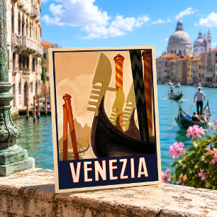Cartão Postal Veneza Antiga Itália Viagem